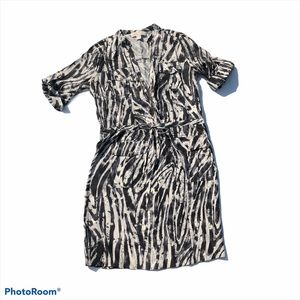 Michael Kors 100% Silk zebra print Dress/tunic